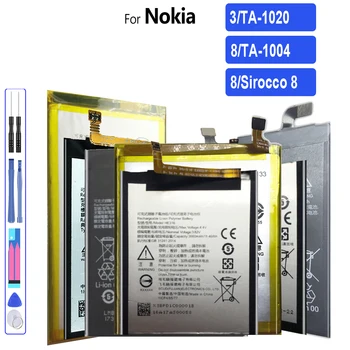 HE328 HE330 HE333 טלפון החלפה סוללה עבור Nokia8 Nokia 8 חמסין 8 Sirocco8 טה-1004 עבור Nokia 3 Nokia3 כפול טה-1032